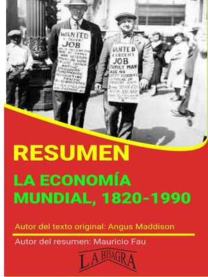cover image of Resumen de La Economía Mundial, 1820-1990